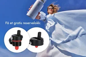 Stort salg på Hydro Flask + GRATIS ekstralokk 🎁