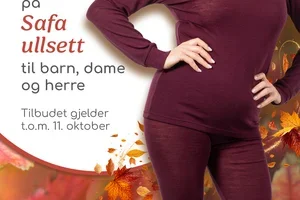 🤩-40% på Safa ullsett til dame, herre og barn på Safa.no🎉 