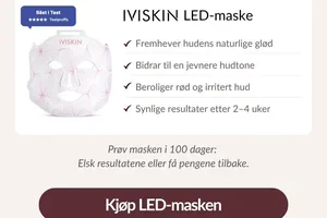 Spar 40 % på LED-masken til og med 31. august