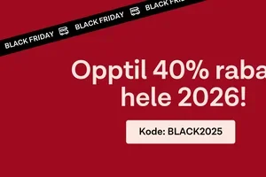 Vi forlenger Black Friday til i kveld!