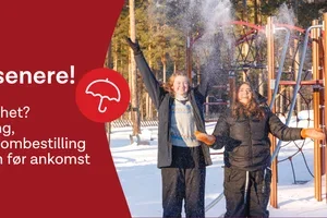 Bestill vinterferien fra 250 kr/natt! 😃