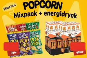 6st - Popcorn Mix 60g FÖR 59 KR 😍