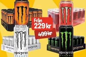 ⚡ 24 st MONSTER för endast 229 kr – få flak kvar!