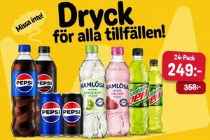 🥵 Rekordvärme idag – fyll kylen innan favoriterna tar slut!
