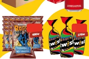 🚨 Kilovis med godis & chips för under 🤫 kr