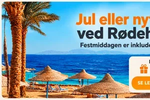 Jul eller nyttår i sola – festmiddag + 1 000 kr ekstra rabatt