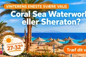 To 5★-hoteller i Sharm fra 7 995,- per person