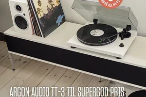 TILBUD: Spar 30 % på Argon Audio TT-3 platespiller