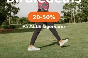 Minst 20% på ALLE lagerførte varer! Sjekk ut salget nå