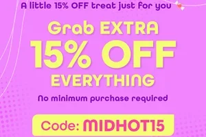 Final Call: Your EXTRA 15% OFF expires soon! ⏳ No min. spend