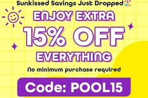 Sunkissed Savings: Extra 15% OFF inside 🍹No min. purchase!