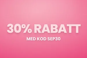 JUST NU 30% på ALLT med koden SEP30!