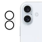 iPhone 17 Herdet Kameralinse Beskyttende Glass - Gjennomsiktig / Svart