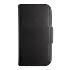 iPhone 12 / 12 Pro Key Nordfjord Slim Magnet Wallet Kunstskinn Flipdeksel - Svart