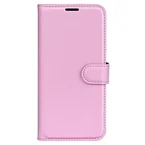 EIDERWOOD Motorola Edge 50 Fusion Litchi Skinn Flip Deksel m. Lommebok - Rosa