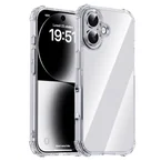 IPAKY iPhone 17 Hybrid Deksel med Forsterkede Hjørner - Gjennomsiktig