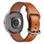 Samsung Galaxy Watch 8 / 8 Classic (40 / 44 / 46mm) Kunstskinn Rem - Brun