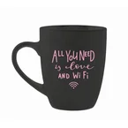 Tinka krus All you need is love and WiFi | Matt sort