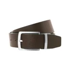 Jacrio reversible leather belt - black dark brown reversible