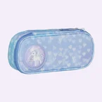 Oval pencil case, Unicorn Princess Ice Blue
