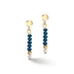 Earrings Little Twinkle gold-dark blue