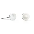 Earrings Classic Freshwater Pearl silver