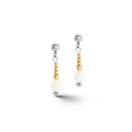 Earrings Classic Princess Freshwater Pearls Bicolour