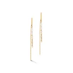 Brilliant Square Layer earrings gold