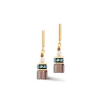 Earrings GeoCUBE® Fusion Precious Pearl Mix gold-autumn