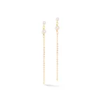 Earrings Princess Pearls gold-green