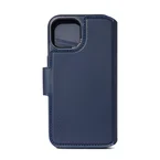 Decoded Lommebokdeksel i skinn med MagSafe til iPhone 15 - Navy