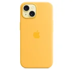 Apple Silikondeksel med MagSafe til iPhone 15 Plus - Sunshine