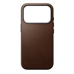 Nomad Traditional MagSafe Skinndeksel til iPhone 18 Pro - Brun