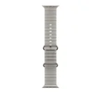 49mm Translucent Grey Ocean Band - Natural Titanium Finish