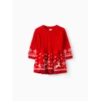 Baby Girl Christmas Sweet Dress Red