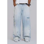 Pinstripe Double Knee Carpenter Jeans
