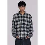 Burnout Plaid Shirt