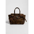 Kendra Camo PU Suede Bag