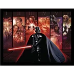 Star Wars Innrammet Bilde 30 x 40 cm Darth Vader Montage