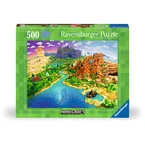 Minecraft Verden Puslespill 500 brikker