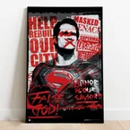 DC Comic's Batman vs Superman Plakat False God