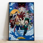 My Hero Academia Plakat Eri & Group