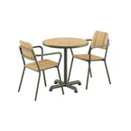 Kirra Cafe Table & 2 Kirra Patio Chair