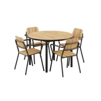 Kirra Dining Table Ø110 & 4 Kirra Patio Chair
