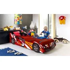 Bilseng racer 90x190 - RØD - BLACK NOVEMBER - LEVERING I DESEMBER!! NÅ 2490.-!!