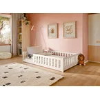 Montessori gulvseng for barn 120x200 Otis - HVIT