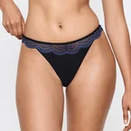 Triumph Comfort Glam string, svart