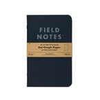 Field Notes Pitch Black Note Book 2-Pack, Dot Graph
