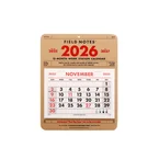 Field Notes 2026 15-Month Work Station Calendar