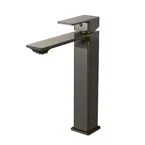 OUTLET: Vikingbad Ask Høy Servantbatteri H280mm Børstet svart